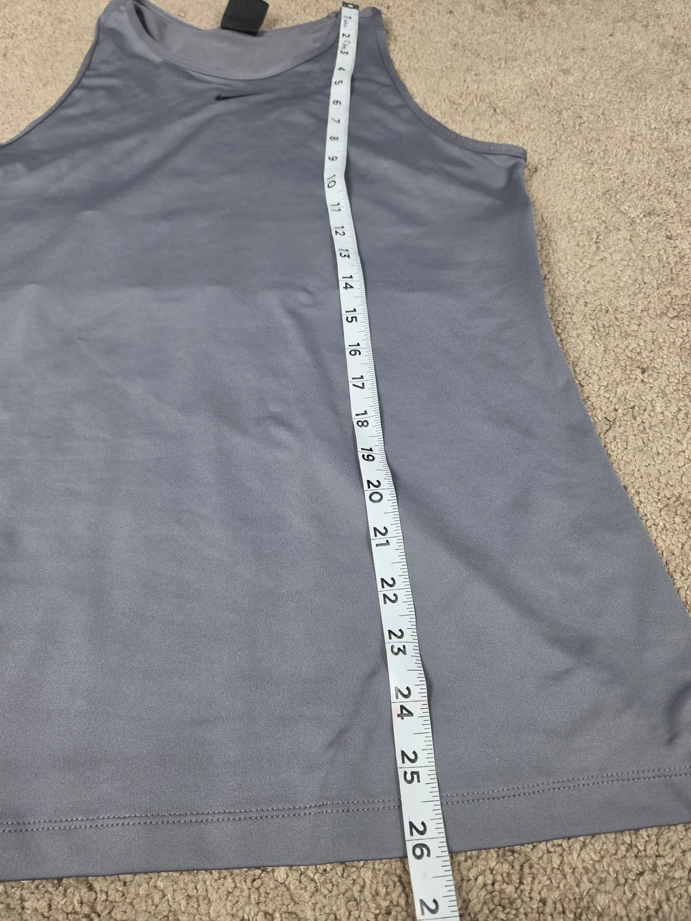Nike Gray Racerback Athletic Tank Top